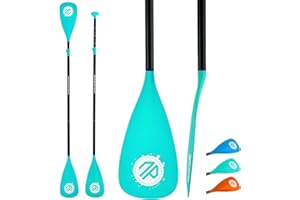 niphean Sup Paddle, 3&4-Piece Detachable Floating Paddle Board Paddles, Adjustable Kayak Paddle, Durable Oars