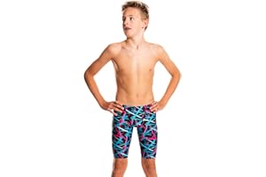 FLOW SWIM GEAR Flow Funky Swim Jammers - Size 21 to 32 Swimming Jammer Shorts for Boys in Nine Radical Swimsuit Designs