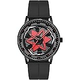 GOLDENIZE FASHION Men Analogue Spinning Wheel Concept Multicolor Star Rotating Dial Stylish Wrist Sports Watches for Men's & Boy's Silicon Magnet Lock Stylish Waterproof Strap-Gift Watch for Men: 