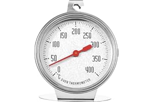 JSMTKJ Termometro da Forno Oven Thermometer Stand Up Quadrante Forniture Termometro Cucina in Acciaio Inox per Termometri da Forno Elettrico,Termometro Forno Interno