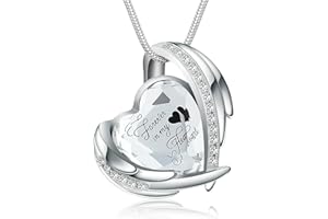 VCCWYQK Collar de corazón de cristal para cenizas, collar de urna de recuerdo para urna para joyería conmemorativa