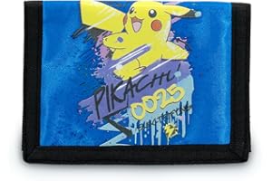 L'ERBAVOGLIO - PORTAFOGLIO BAMBINO-RAGAZZO CON TASCA PORTAMONETE PER POKÉMON FAN - PRODOTTO UFFICIALE