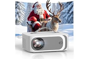 【Fits Netflix Smart OS/36W 3D Surround DoIby Audio】 Projector 4K,1600ANSI FHD 1080P Smart Projector with HDR10+E-Focus/Keystone,WiFi 6 and Bluetooth,Lisowod Home Cinema Projectors for Bedroom,Outdoor