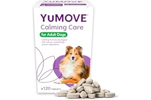 YuMOVE Calming Care Tasty Treats Dog Supplements, Anxiety Relief Calming Tablets for Dogs who are Stressed or Nervous, Adult Dogs, 120 Tablets