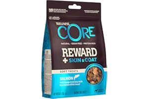 Wellness CORE Reward+ Saumon, Friandises Moelleuses pour Chien, Peau Saine & Pelage Brillant, 100% Naturelles, Riche en Protéines, 170g