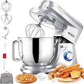 CHeflee 2000W Professional Mixer Bread Kneader with 8 L Stainless Steel Container Multifunctional Kneader Rods and Splash Pro