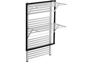 Arredamenti Italia Klaus Uchwyt na bieliznę do grzejnika Czarny