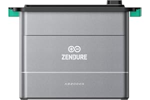 Zendure SolarFlow AB2000X, Speicher für SolarFlow Balkonkraftwerk, 1920Wh LiFePO4, 960~7680Wh Erweiterbare Kapazität, Selbsterhitzende Funktion, Aerosol-Feuerlöschsystem, IP65, Einfache Installation