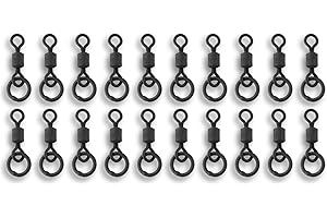 Bank Tackle Flexi Ring Swivels Size 8, 11 and 22 Micro Hook Swivel Carp Fishing Tackle