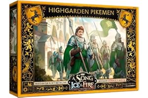 CMON A Song of Ice and Fire Tabop Miniatury Game Highgarden Pikemen Unit Box – wierni nożni z Domu Tyrell, gra strategiczna dla dorosłych, od 14 lat, 2+ graczy, 45-60 minut czasu gry