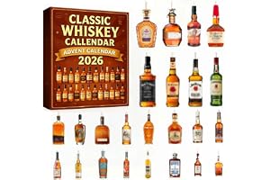 2026 Whiskyadventskalender, 16-packning En daglig smakresa genom whiskyvärlden, unik juladventskalender för män & whiskyälskare Rumsdekoration för vuxna (B)