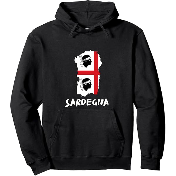 Sweat à Capuche Drapeau Sardaigne 4 Mori – Coupe Classique – 241 G – Cadeau Pour Originaires Ou Amoureux De La Sardaigne - 5