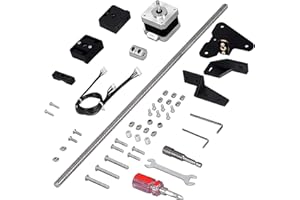 Ickiya Ender 3 V2 Kit doppio asse Z, accessori per stampanti 3D in alluminio, kit di aggiornamento per motori passo-passo a Z,per stampanti 3D Creality Ender 3,Ender 3 Pro,Ender 3 V2,Voxelab Aquila