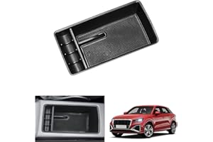 GAFAT Compatible con Q2 SQ2 Facelift 2016–2024 Consola Central Caja de Almacenamiento, Q2 2023 Reposabrazos Organizador, Bandeja para Guantera Central, Q2 Accesorios