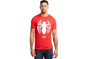 Marvel Press Men's Spiderman Logo T-Shirt (Pack of 1)