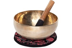 Bol chantant tibétain « Singing Bowl » de bodhi, env. 1000 g, Ø 19 cm