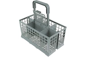 NIUZEMYKO Besteckkorb Ersatz für AEG Bosch Bomann Bauknecht Favorit Hoover Miele Ikea Siemens Neff Zanker und mehr Geschirrspüler Spülmaschine Hitzebeständig 240 x 140mm
