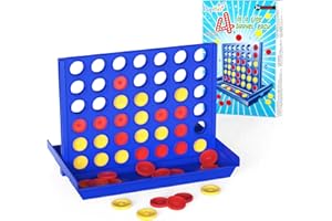 Pup Go Mini 4 en Raya para Niños de 3 Años+, Juguete Estrategico Educativo para 2 Jugadores, Juego de Mesa Viajes, Ideal para Auto y Avión, Portátil y Plegable