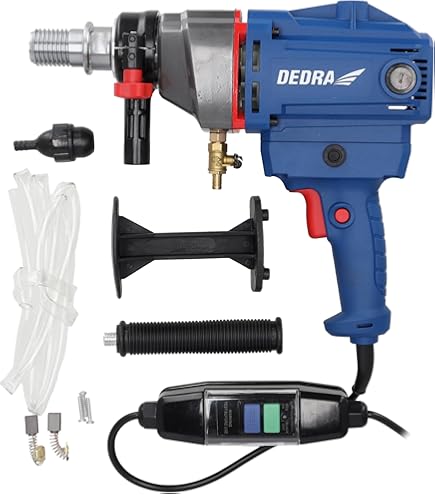ESD TOOLS Diamantboorkroon met turbosegment, kernboor met 1 1/4 inch opname en nuttige lengte 400 mm, 62 mm