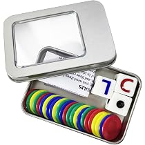 Jeu de dés pour 4 Joueurs, Drôle Portable Exquis Doux Jeu de Société de dés de Math pour Adulte pour la Maison Fond Vert,Fond Rouge