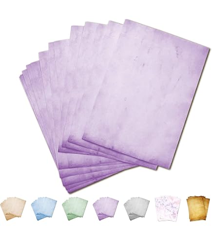 Papeterie Fleurie CZAKOMIX - 24 Feuilles + 12 Enveloppes, Style Vintage, Cadeau Élégant