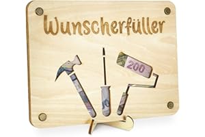 ‎TAKULA TAKULA Handwerker Geschenke Werkzeug Geschenk,Wunscherfüller Geldgeschenk Lustige Männergeschenke Geburtstagskarte Mann|Wunscherfüller