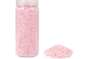 Heku 30332-04-Granulado decorativo (750 g, en caja reutilizable), color rosa