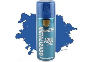 H HANSEL HOME Pintura Spray Azul Metalizado 400 Ml