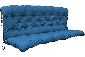 Ambientehome Auflagen 3er Bankkissen Bankauflage Polsterkissen, 150 x 98 x 8 cm, türkis