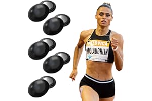 BAOSROY Startnummernhalter,10pcs Startnummer Magnete,Magnetische Startnummernhalter,Startnummer Befestigung,Magnetschnalle Zubehör,Startnummernhalter Magnetische Clips,für Einsatz Marathon,Halbmarathon