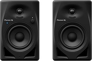 Pioneer DJ ® DM-40D-BT Sistema monitor de escritorio, Negro, Bluetooth, Altavoz de 4''
