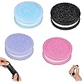 4 Pcs Taba Squishy, Fufu Squishy, New Biscuit Shape Squishes Toy,Pinching Sandwich Simulation,Ultra-Soft Decompression Venting Toy,Sensory Fidget Toys