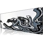 Klasse Pro - 10 Farklı Model Dikişli Kenar 90x40 cm Oyuncu Gaming Mouse Pad (Dark Fade, 90x40 cm)