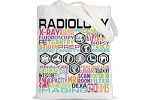 LEVLO Bolsa de lona para radiología, regalo de radiología, bolsa de hombro para radiología