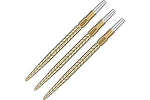Target Darts Swiss Point Dart Spitzen, RVE (3er-Pack Spitzen) 26MM/30MM/35MM/40MM – Gold/Silber/Schwarz | Auswechselbare Dartspitzen, Swiss Storm Spitzen, Profi Dart Zubehör