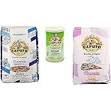 Caputo Farina Nuvola 5Kg + 5Kg Pizzeria in 10 Pacchi da 1 Kg + Lievito Secco 100 G