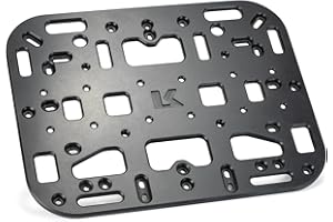 Kriega Motorrad-Satteltaschen-Trägersystem OS-Halteplatte für Seitenträger für 16-22mm Rohr, Unisex, Multipurpose, Ganzjährig, Polyamid, schwarz