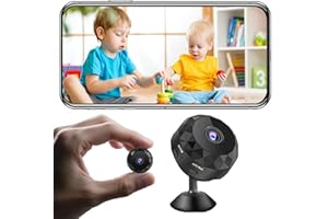 senri Mini Hidden WiFi Camera, 1080P HD Wireless Indoor Security - Small Surveillance Cam/Nanny Cam for Home Monitoring, Micro Camera with Motion Detection/Night Vision, APP Control for iOS/Android