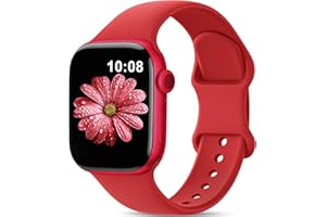 AMSKY Pasek sportowy kompatybilny z paskiem Apple Watch 40 mm 44 mm 38 mm 41 mm 42 mm 45 mm 46 mm 49 mm kobiety mężczyźni, miękkie, wodoodporne, oryginalne paski do iWatch Series 10 9 8 7 6 5 4 3 2 1