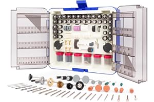 HARDELL Rotary Tool Accessories, Fits Dremel Rotary Tool, 508PCS Power Rotary Tools Bits with 1/8"(3.2mm) Diameter Shanks, Universal Fitment for Sanding, Drilling, Polishing, Carving, Polishing