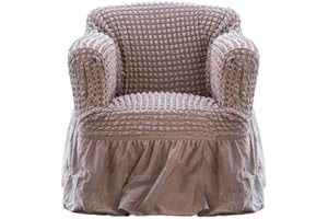 BLANC MARICLO' Copripoltrona Stretch Blanc Mariclo misura : misura unica colore : Tortora