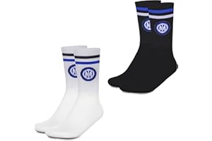 hermet Inter, Set Calze Sport, Pacco da 2, 2 Paia di Calzini, Unisex - Adulto, Prodotto ufficiale