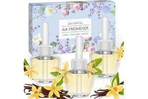 ‎SCENTORINI SCENTORINI Duftölflakon, Raumduft Lufterfrischer, Vanille Duft, Raum Duftöl, 3 x 19ML, Duftflakons Nachfüller Geeignet für Air Wick und Glade Duftstecker