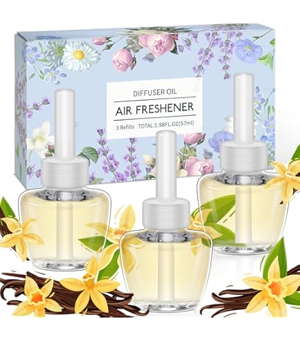 Air Wick Geurolie Navulling 'Zomerplezier' - Set Van 6 Flacons | Verse Bloemen, Meloen & Vanille | Voor Air Wick Geurolie Flacon