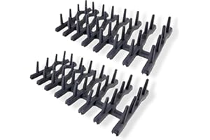 DL-pro 2 x Oberkorbeinsatz für AEG Electrolux 138018410/9 1380184109 138018400/0 1380184000 Gummidornen 175x80x30mm für Spülmaschine Oberkorb