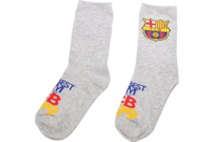 Calcetines FC Barcelona FCB 100% oficiales para niños | Messi Suarez Neymar