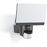 Steinel LED-Strahler XLED Home 2 graphit, Flutlicht, schwenkbar, 14 W, 180° Bewegungsmelder, 10 m Reichweite, 1484 lm