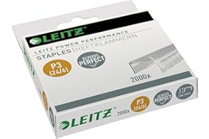 ‎LEITZ Leitz 55701000 Heftklammer P3, 24/6mm, 2000 Stück