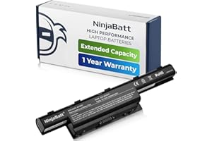 NinjaBatt Battery for Acer AS10D31 AS10D51 AS10D56 AS10D75 AS10D81 AS10D61 AS10D41 AS10D73 AS10D71 AS10D3E Aspire 5250 5733z 5750 7741 5733 5755 5253 - High Performance [6 Cells/4400 mAh/48WH]