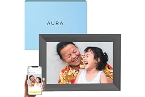 Aura Cadre Photo numérique Carver Wi-FI 10,1 Pouces | Le Meilleur Cadre numérique à Offrir | Envoyez Vos Photos Depuis Votre 